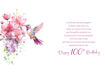 Picture of 100TH BIRTHDAY CARD FEMALE
